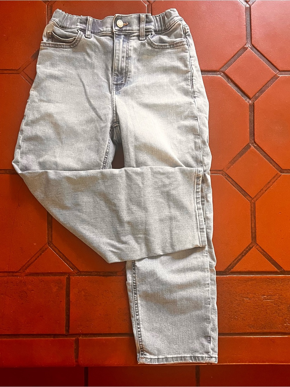 Uniqlo boys regular striaght jeans 7-8